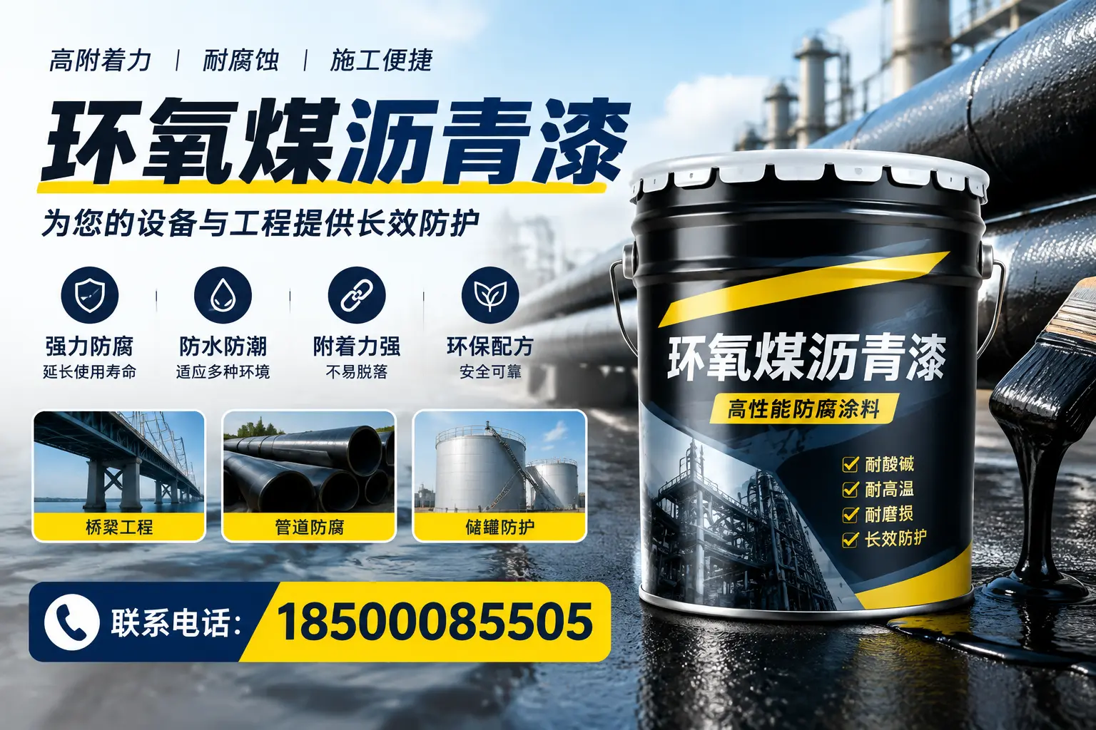 环氧煤沥青漆与其他涂料的对比分析,助力自贡企业决策